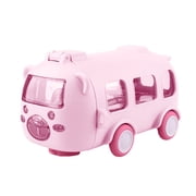 Danhjin Water Cup Water Bottle Bus Water Cup With Straw And Strap Break Resistants Detachable Boy And Girl Cute Bus Water Bottle For School Sports Travel