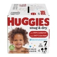 thumbnail image 3 of HUGGIES Snug & Dry Diapers, Mega Colossal Pack, Sizes: 1-8, 3 of 9