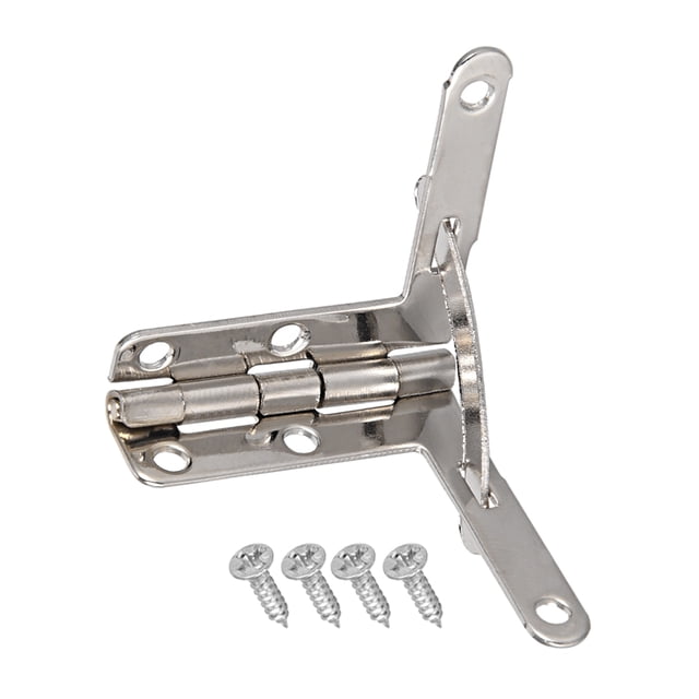 Unique Bargains Charnière de Quadrant Dissimulable 36mmx32mm Boîtes de Cave à Vin Étui à Cigare Accessoires 8 Pcs