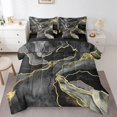 thumbnail image 1 of YST Black Grey Watercolor 7-Piece Marble Comforter Set, Full Size, 7 Count, 1 of 4