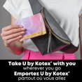 thumbnail image 4 of U by Kotex Balance Ultra Thin Pads with Wings, Regular Absorbency, 50 Count, 4 of 6