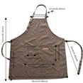 thumbnail image 2 of Apron Sleeve Kitchen Utility Apron for Cooking and Cleaning with Pockets Durable Polyester Chef Bib Apron for Men Women Ideal for Households and Commercial Use, 2 of 3
