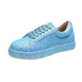 thumbnail image 2 of LSLJS Automne et Hiver Nouvelles Chaussures Plates à Paillettes à Lacets Décontractées pour Femmes, Escarpins, Chaussures Plates, 2 of 9