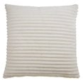 thumbnail image 1 of Saro Lifestyle 189.I18S 18 in. Faux Rabbit Fur Poly Filled Throw Pillow, Ivory, 1 of 1