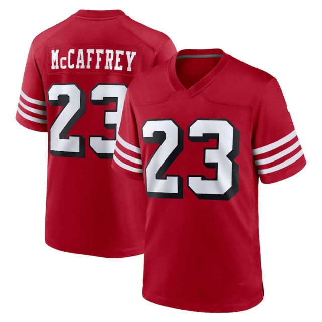 Rugby Jersey Red Embroidery 85#Kittle 97#BOSA 13#PURDY 23#