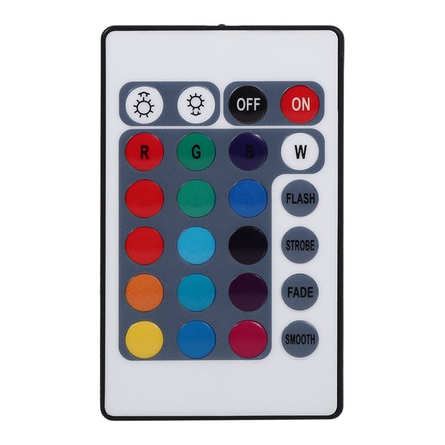 Contrôleur Led Contrôleur Ir Mini 17 20 24 44 Touches Télécommande Ir pour Bande Lumineuse Led 3528 5050 Rgb