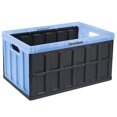 thumbnail image 1 of 46L Translucent Collapsible Storage Bin with No Lid - Blue/Black - 1pk, 1 of 5
