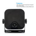 thumbnail image 4 of 4 Inch Waterproof Boat Marine Box Outdoor Speakers Heavy Duty Motorcycle Surface Mounted Speaker, 4 of 5