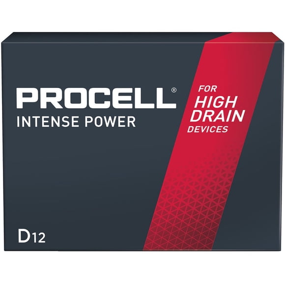 Procell - Piles Alcalines D Industrielles, pour Usage Professionnel, Lot de 12