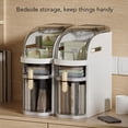 thumbnail image 3 of Home Slim Bathroom Storage Cabinet, Toilet Paper Holder Stand With Clear Drawers, Vertical Storage Unit Space Saving Easy Installation For Bathroom Kitchen Refrigerator Storage, 3 of 8
