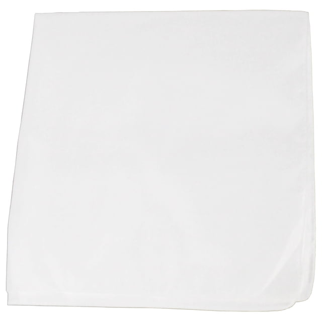 Bandana Unisexe en Coton 100 % Uni - Lot de 12