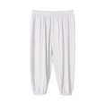 thumbnail image 1 of PMVFHDE Girls Pants Kids' Loose Solid Color Jogging Slacks 3 12 Years Old White,4-5 Years, 1 of 4