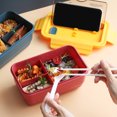 thumbnail image 2 of Fankiway Children'S Lunch Box Water Cup Set Sealed Leak-Proof Compartment Lunch Box Lunch Lunch Box for Kids and Adults Bento Box Containers, 2 of 4