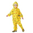 thumbnail image 4 of MIASHUI Combinaison de Pluie une Pièce à Capuche pour Enfants Unisexe, Imperméable pour Garçons Filles, Jaune, TTG, 4 of 5
