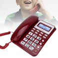 thumbnail image 1 of Telephones Caller, Dual Interface Mute Mode ABS Ingenious Detail Ear Resistant Telephone  For Office Red,Black,White, 1 of 8