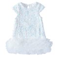 thumbnail image 1 of felwors Robe à Paillettes pour Tout-Petites Filles, Ligne A, Scintillante, Sans Manches, Robe de Mariée, Robes de Fête pour Filles, 1 of 7