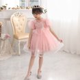 thumbnail image 3 of KAWELL Robe Bouffante en Tulle à Paillettes pour Filles, Princesse, Concours, Fête d'Anniversaire, Mariage, Robe de Soirée Formelle pour 2-8 Ans, 3 of 4