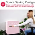 thumbnail image 4 of Frigidaire 1.6 Cu. ft. Retro Mini Fridge with Side Bottle Opener, Compact Refrigerator with Freezer Compartment, Pink, 4 of 10