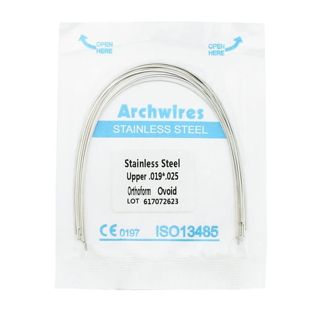 10 Paquets De Fils D'arc Orthodontique En Inox – Forme Ovoïde Rectangulaire, Lot BOMAOER