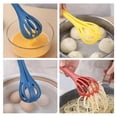 thumbnail image 3 of Silicone Multifunctional Kitchen Whisk Egg Beater Food Clip Cooking Mixing Barbecue Tool With Bread Clip, 3 of 3