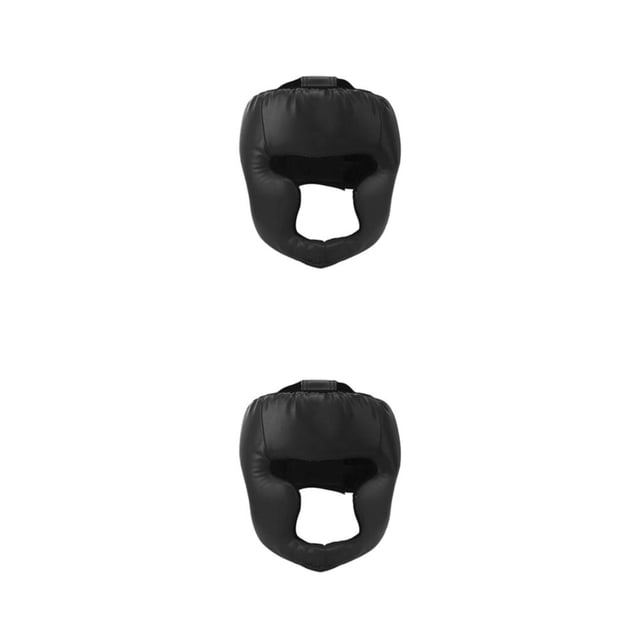 Youkk Casque de Boxe Ventilé pour Évacuation de l'Humidité et Port Confortable Résistance aux Impacts Noir 2ensemble