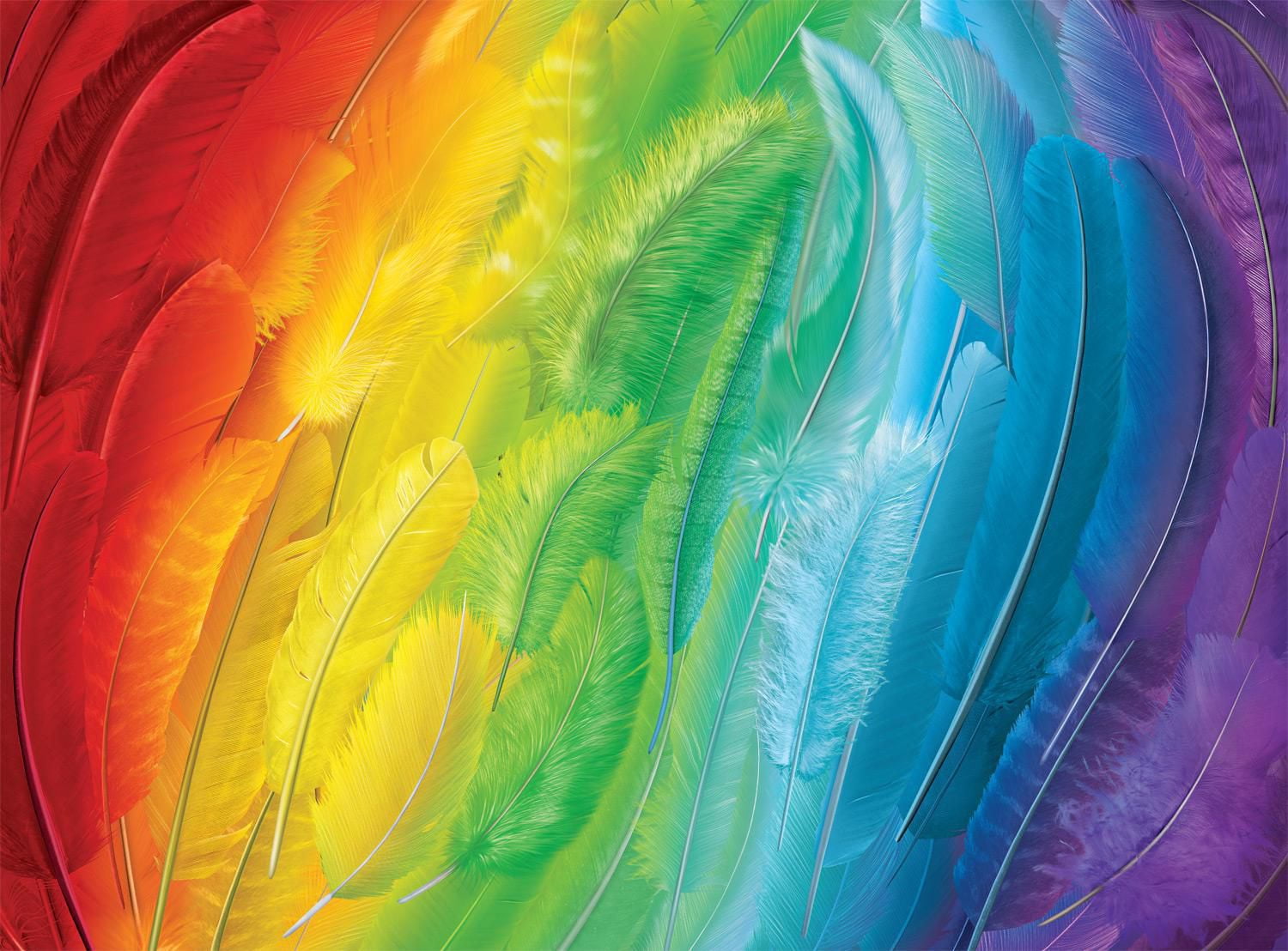 Buffalo Games - Le puzzle Vivid Collection - Plumes of Color - en 1000 pièces