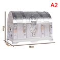 thumbnail image 3 of 1pc Retro Treasure Box with Lock Toys for Party Favors Props Decoration Pirate, 3 of 6