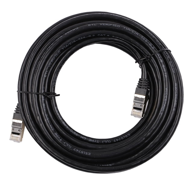 Yeacher CAT8 Network Cable 40Gbps 2000MHz Ethernet Cable with Multi-layer Shielding 26AWG Pure Copper Core Gold-plated Interface 10M