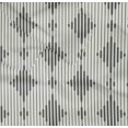 thumbnail image 4 of oneOone Organic Cotton Poplin Twill Fabric Stripe & Diamond Geometric Printed Craft Fabric BTY 42 Inch Wide, 4 of 4