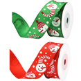 thumbnail image 1 of Ribbon Christmas Wrapping Ribbon Christmas Crafts Decoration Ribbon for Festive Home Decorations, 1 of 5