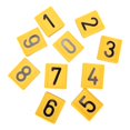 thumbnail image 4 of 10 Pcs Étiquettes d'Identification pour Bétail, Col de Vache Spécial, Base Jaune, Mot Noir, 10 Pcs, 4 of 9