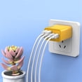 thumbnail image 2 of UsRHHA 2 in 1 GaN Charger, 120W Fast Charger Module with 4 Ports, Portable Wall Plug for Phone Tablet Laptop Travel, 2 of 5