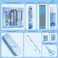 thumbnail image 4 of Dvkptbk Stationery for students Children Fun: 24 Stationery Set - Piece Set, 4 Pencils, 12 Colored Pens, A Glue, An Eraser, A 15cm Ruler, A Pair of Scissors, A Pencil Sharpene, 4 of 9