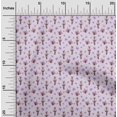 thumbnail image 2 of oneOone Tissu Georgette Viscose Rose Cactus Tissu pour Robe Tissu Imprimé au Mètre 42 Pouces de Large, 2 of 5