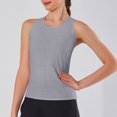 thumbnail image 2 of Timegard Womens Yoga Tank Tops Quick Dry Round Neck Sleeveless Rackback Workout Running Gym Top Trackshirts, 2 of 5