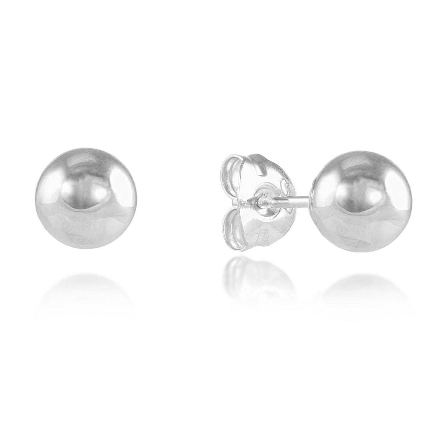 BOUCLES D'OREILLES EN ARGENT MASSIF 5 MM QUINTESSENTIAL