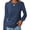 Navy Blue, variant on Innerwin T-shirt Long Sleeve Women T Shirt Dailywear Solid Color Loose Tee Black L