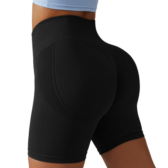 Women's Fitness Yoga Shorts High Waist Soft Spandex Riding Shorts Women's Dance Volleyball Hip Lift Shorts