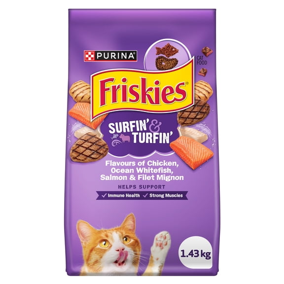 Friskies Terre et Mer, Nourriture Sèche pour Chats 1.4kg