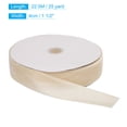 thumbnail image 2 of Unique Bargains Velvet Ribbon 1 1/2 Inch x 25 Yard Single Face Spool Silky DIY Crafts Gift Wrapping Bow Decoration Cream, 2 of 5