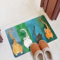 thumbnail image 2 of LHCER Entrance Doormat ,Doormat,Cat Pattern Non-slip Welcome Doormat Carpet Mat Indoor Outdoor Entrance, 2 of 7