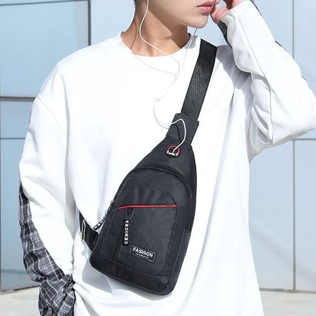 Vadktai Crossbody Sling Backpack , Sac à Bandoulière, Sac de Poitrine de Randonnée de Voyage