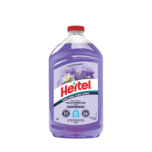 Hertel Multi-surface cleaning disinfectant dilutable, Jasmine lavender, 1.4L