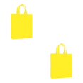 thumbnail image 3 of Decodeary Reusable Eco-Shopping Bag Folding Eco-Friendly Shoulder Storage Bag yellow 2Set, 3 of 6
