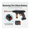 thumbnail image 3 of Portable High Pressure Washer 30Bar Water Gun Household Lithium Battery Charging Wireless Spray Cleaner Pump Washing Machine ,Ruggedly Built, 3 of 7