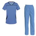thumbnail image 1 of Women's Scrubs Set Scrub Top and Pants Scrubs Set, 1 of 3