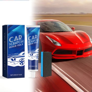 TopLLC Car Scratch Repair Wax Car Scratch Repair Paste Polishing Wax Car Scratch Remover Kit With Sponge Auto Repair Wax