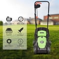 thumbnail image 3 of Costway 12 Amp 13-Inch Electric Push Lawn Corded Mower With Grass Bag Green, 3 of 10
