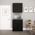 thumbnail image 4 of Prepac Black Elite Storage Cabinet Set H - 2 pc, 4 of 9