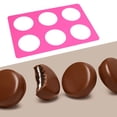 thumbnail image 2 of Round Silicone Chocolate Bakeware Set for DIY Kitchen Tools Cheese Cookie Stencil Baking Accessories, 2 of 4